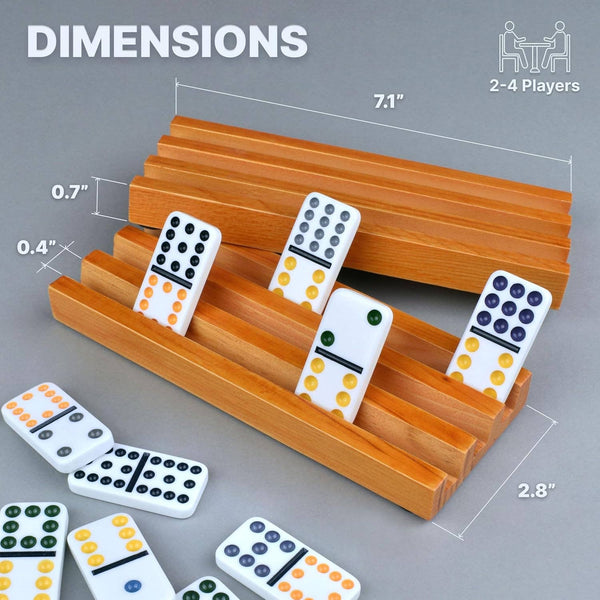 Wooden Domino Racks