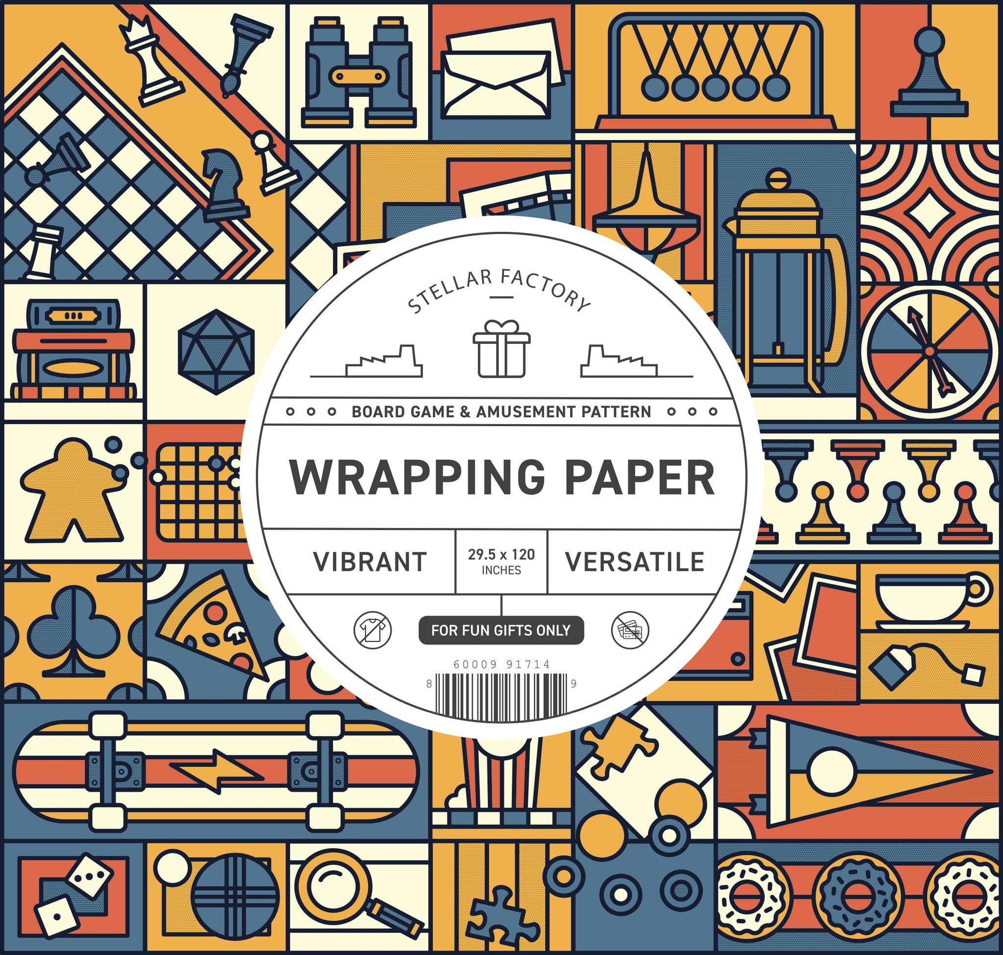 Wrapping Paper - Board Game & Amusements