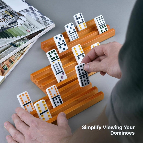 Wooden Domino Racks