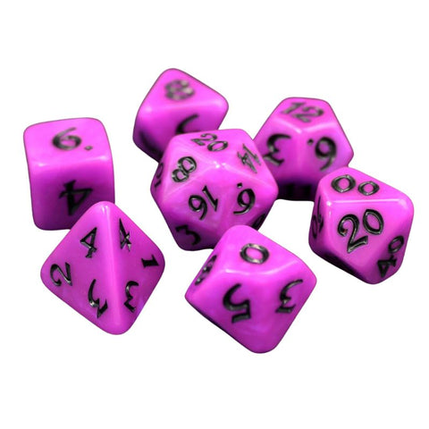 Dice - Dice Hard, Acrylic Set of 7