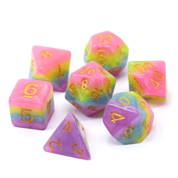 Dice - Dice Hard, Acrylic Set of 7