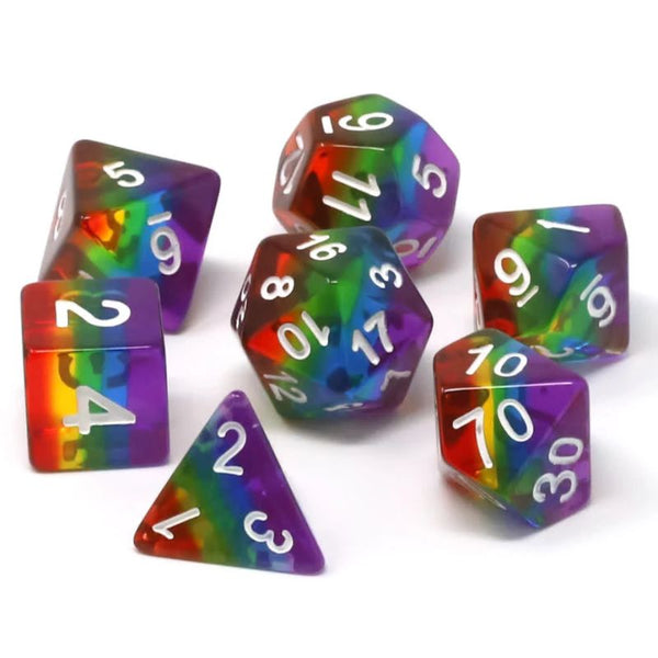 Dice - Dice Hard, Acrylic Set of 7