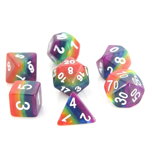 Dice - Dice Hard, Acrylic Set of 7