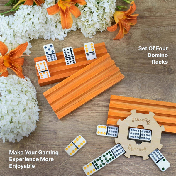 Wooden Domino Racks