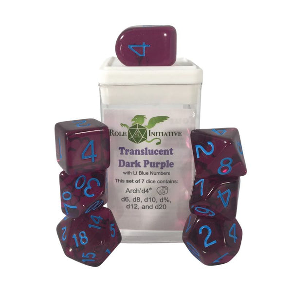 Dice - Translucent Set of 7