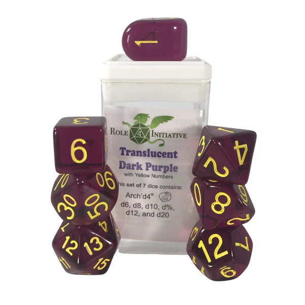 Dice - Translucent Set of 7