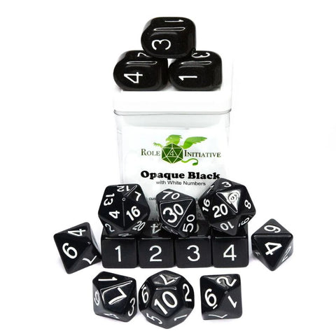 Dice - Opaque Set of 15