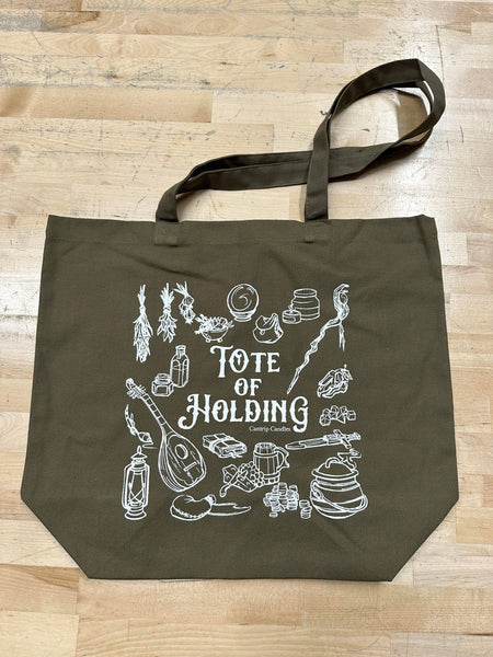 Tote of Holding: Olive Green