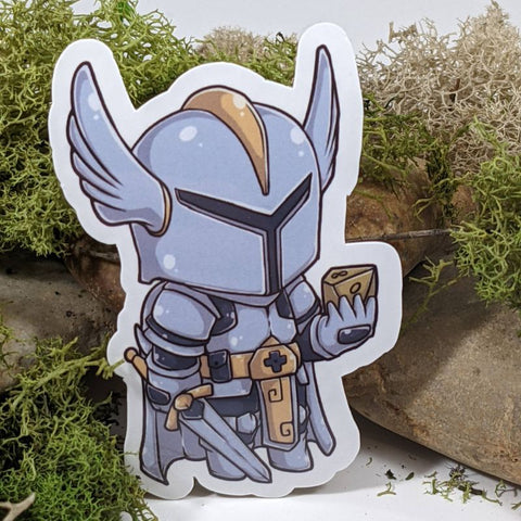 Chibi Paladin Hit Dice Sticker