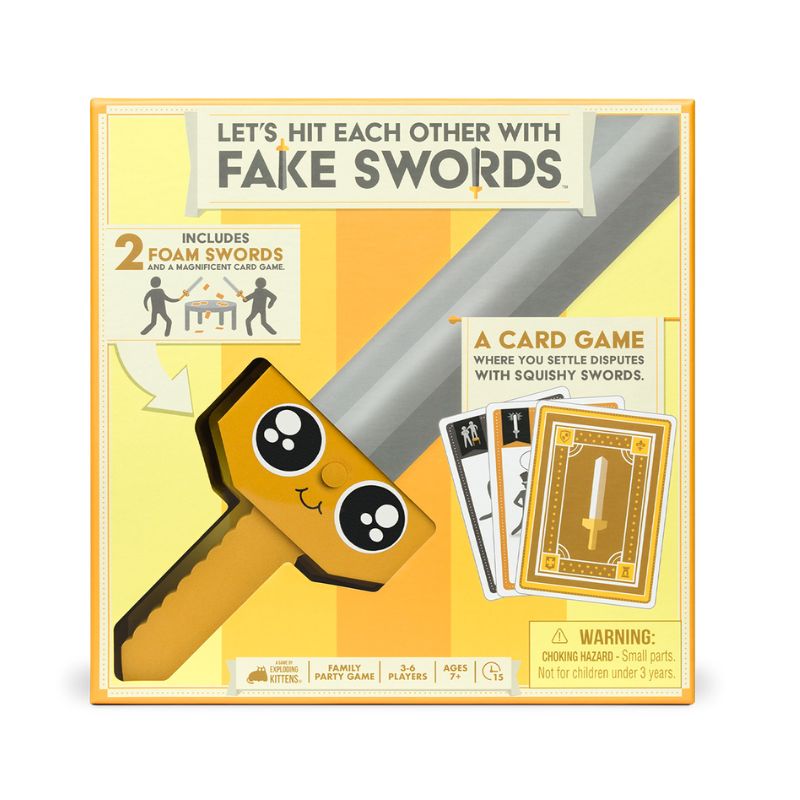 Let's Hit Each Other with Fake Swords